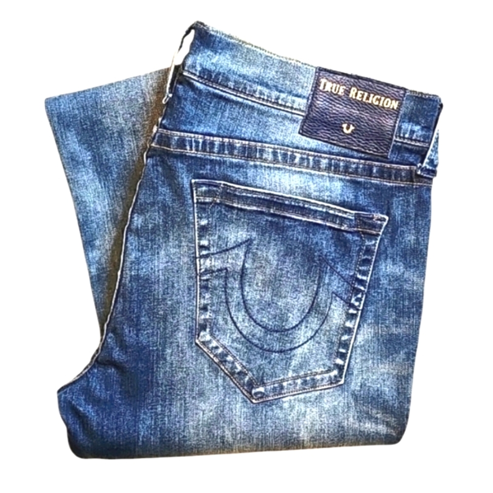 True Religion Rocco Relaxed Skinny Jeans. Men's Size: Waist 38x34 Inseam.